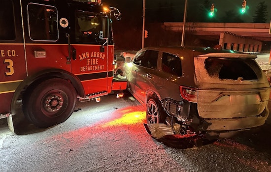 Ann Arbor Fire Truck Involved in Multi-Vehicle Crash on Icy Roads, Fire Department Remembers Fallen Hero