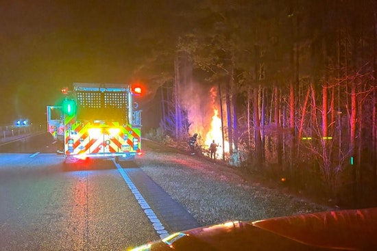 Apex and Cary Fire Departments Quell Vehicle Blaze on US 1 and Stress Road Safety