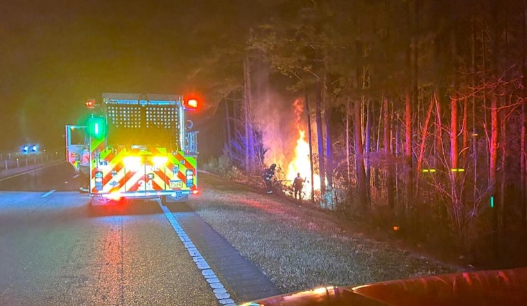 Apex and Cary Fire Departments Quell Vehicle Blaze on US 1 and Stress Road Safety