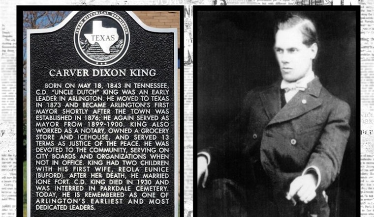 Arlington Honors Legacy of First Mayor 'Uncle Dutch': A Glimpse into the Past of Carver Dixon King