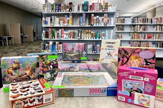 Arlington Public Library Enriched with Over 200 Puzzles in Loving Memory of Harvey Gerdts