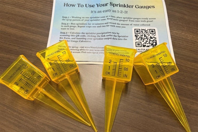 Arlington Water Utilities Offers Free Sprinkler Test Kits to Promote Efficient Water Use in Summer