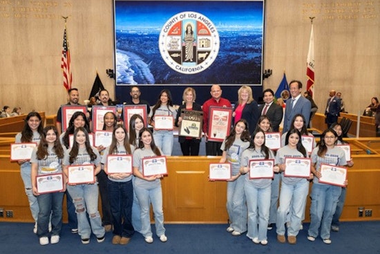 Artesia High School Girls Volleyball Team Celebrates First-Ever CIF Championship in Los Angeles Ceremony