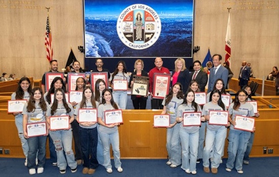 Artesia High School Girls Volleyball Team Celebrates First-Ever CIF Championship in Los Angeles Ceremony