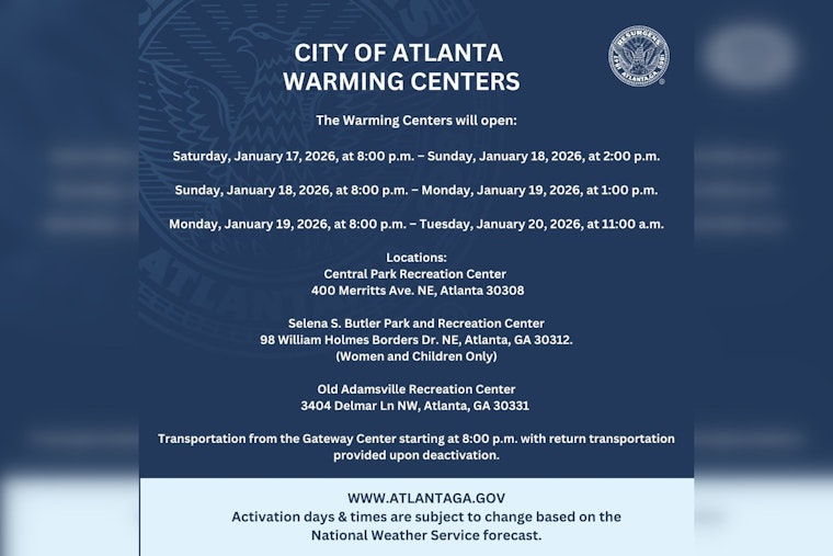 Atlanta Opens Warming Centers to Shield Vulnerable Residents from Winter Cold