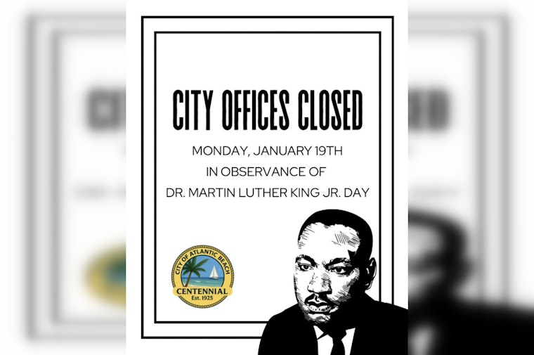Atlantic Beach to Close City Offices in Honor of Martin Luther King Jr. Day