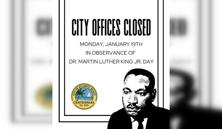 Atlantic Beach to Close City Offices in Honor of Martin Luther King Jr. Day