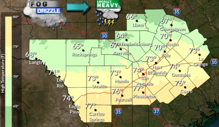 Austin Braces for Stormy Weather: Rain, Thunderstorms, and Freezing Conditions Forecasted