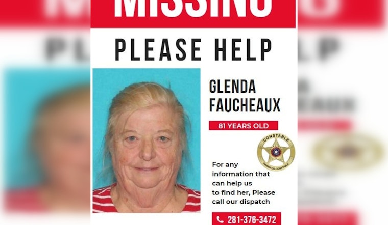 Authorities Seek Help to Find Missing 81-Year-Old Glenda Faucheaux Last Seen in Pinehurst Area