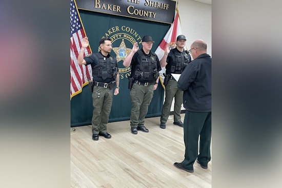 Baker County Sheriff's Office Bolsters Ranks with Three New Deputies to Enhance Local Law Enforcement