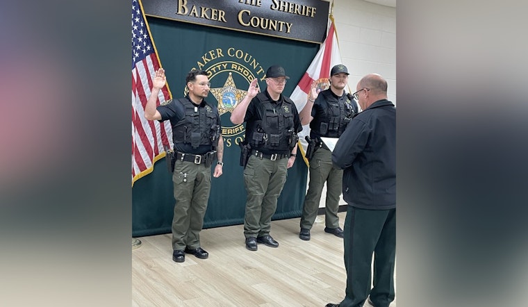 Baker County Sheriff's Office Bolsters Ranks with Three New Deputies to Enhance Local Law Enforcement