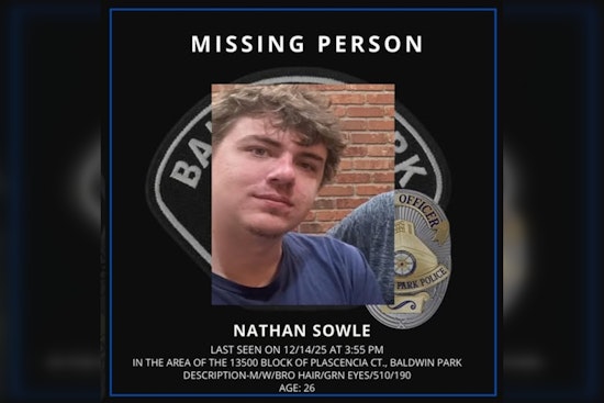 Baldwin Park Police Seek Public Assistance to Find Missing South Dakota Man; Vehicle Found in Azusa