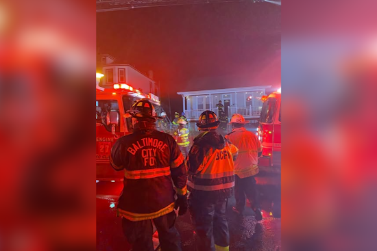 Baltimore Firefighters Battle Blaze in Northeast Home Amid Freezing Conditions, No Injuries Reported