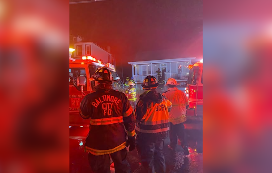 Baltimore Firefighters Battle Blaze in Northeast Home Amid Freezing Conditions, No Injuries Reported