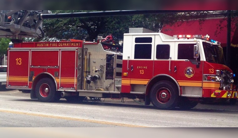 Bartholomew Pool Fire Near Mueller Knocked Down, AFD On Scene