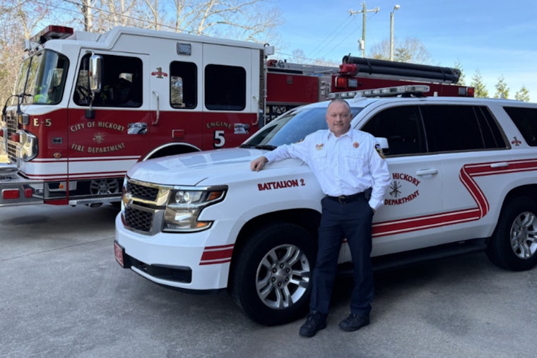 Battalion Chief Nick Reed Retires After 30 Years of Fire Service to Hickory and Surrounding Communities