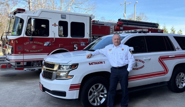 Battalion Chief Nick Reed Retires After 30 Years of Fire Service to Hickory and Surrounding Communities