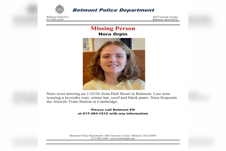 Belmont Community Rallies in Search for Missing Woman Nora Orpin, Police Seek Public Assistance