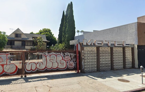 Blaze Engulfs Historic Hollywood Center Motel on Sunset Boulevard, One Injured