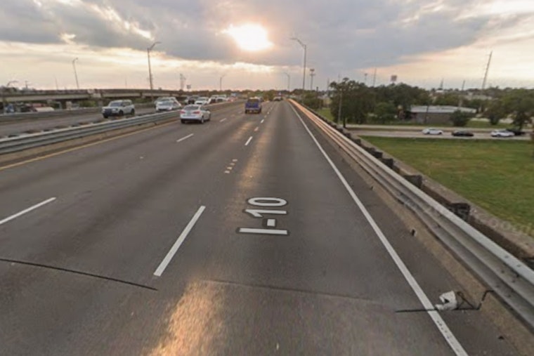 Blazing Big Rig Brings I-10 Westbound to a Halt Near Slidell