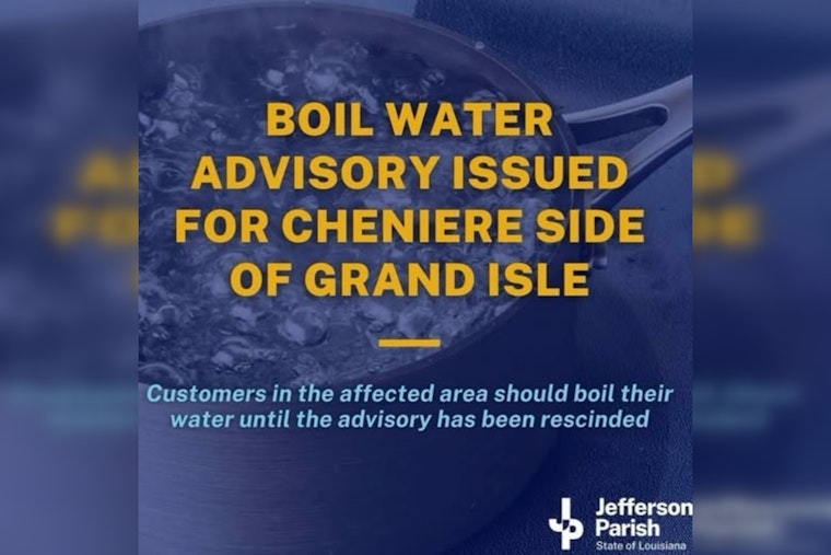 Boil Water Advisory Issued for Cheniere Area of Grand Isle Amid Pressure Drop Concerns