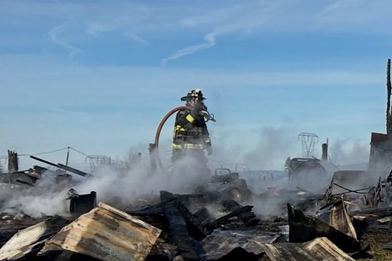Boring Shop Inferno Nearly Torches Home on SE Highway 211