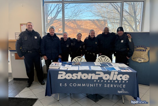 Boston Police Engage West Roxbury Community with Pop-Up Event Featuring Career Advice and Safety Tips