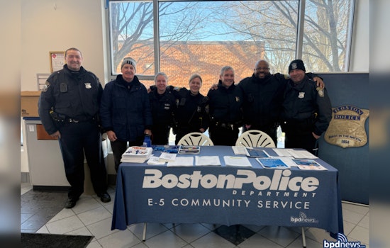 Boston Police Engage West Roxbury Community with Pop-Up Event Featuring Career Advice and Safety Tips