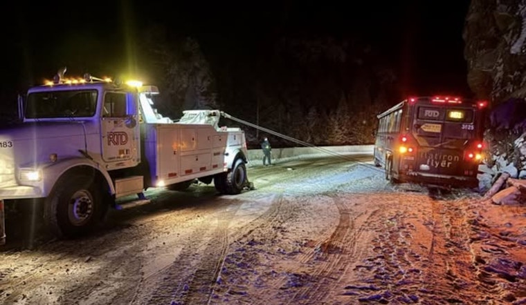 Boulder Canyon Closed Due to Bus Incident, Boulder County Sheriff Advises Alternate Routes Amid Harsh Winter Conditions