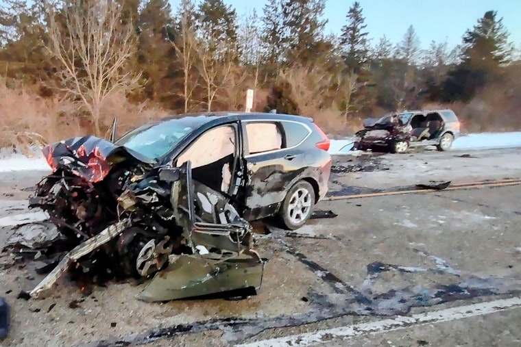 Brighton Highway Horror, One Dead, Two Hurt In Triple-Car Crash