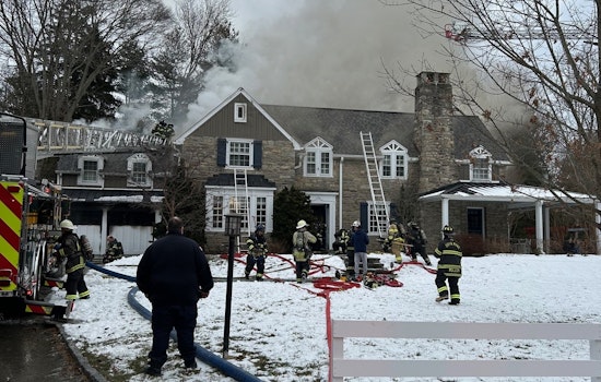 Bryn Mawr Garage Fire Sparks Rapid Response from Multiple Fire Stations in Coordinated Effort