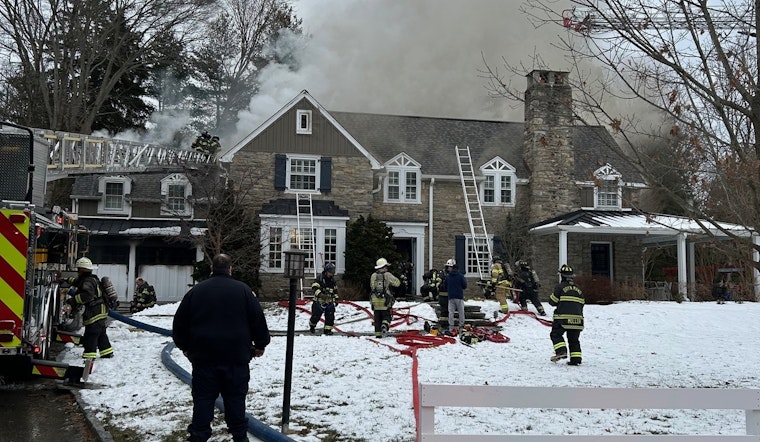 Bryn Mawr Garage Fire Sparks Rapid Response from Multiple Fire Stations in Coordinated Effort