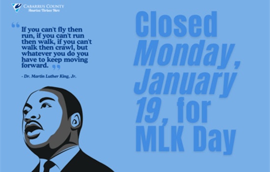 Cabarrus County Honors MLK Jr. with Day of Events and Government Offices to Close Jan. 19