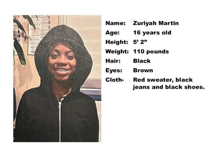 California Authorities Issue Ebony Alert for Missing Alameda County Teenager Zuriyah Martin in Castro Valley