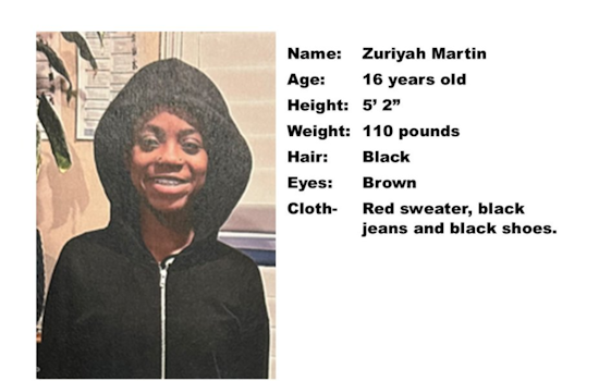 California Authorities Issue Ebony Alert for Missing Alameda County Teenager Zuriyah Martin in Castro Valley
