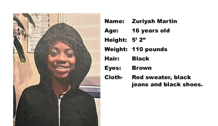 California Authorities Issue Ebony Alert for Missing Alameda County Teenager Zuriyah Martin in Castro Valley
