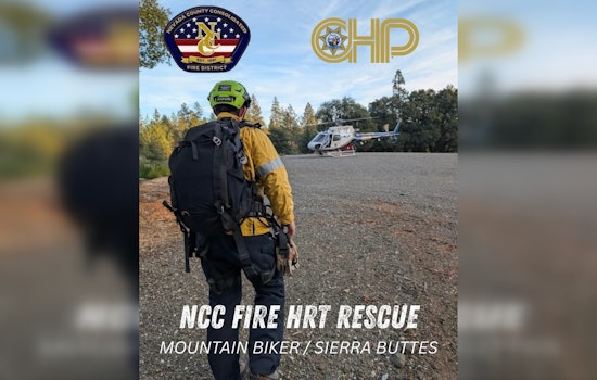 California Highway Patrol and Nevada County Fire Crews Save Lost Mountain Biker in Sierra Buttes