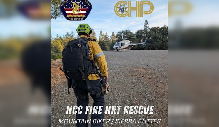 California Highway Patrol and Nevada County Fire Crews Save Lost Mountain Biker in Sierra Buttes