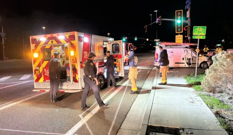 Car Shoots Off I-805 Into Sorrento Valley Work Zone, Worker Hit
