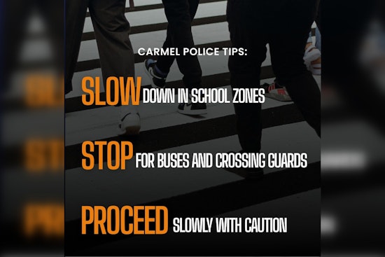 Carmel Police Issue Safety Advisory for School Commuters as New Term Begins