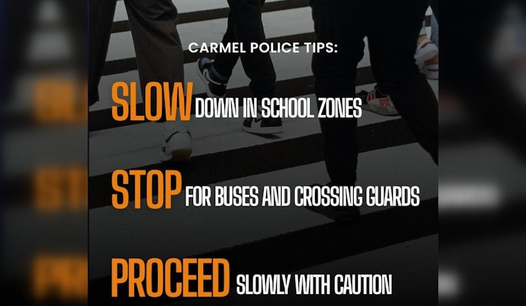 Carmel Police Issue Safety Advisory for School Commuters as New Term Begins