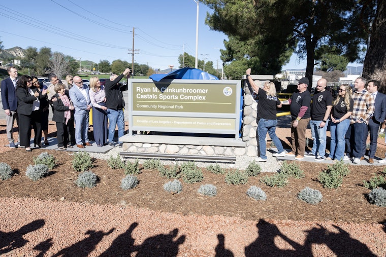 Castaic Sports Complex Renamed in Honor of Fallen Los Angeles County Sheriff's Deputy Ryan M. Clinkunbroomer