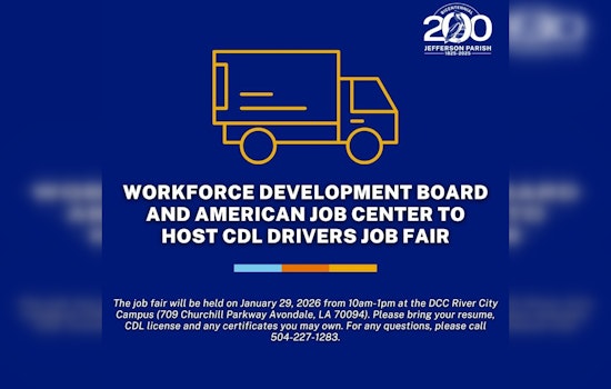 CDL Drivers Job Fair Hosted by American Job Center in Jefferson Parish
