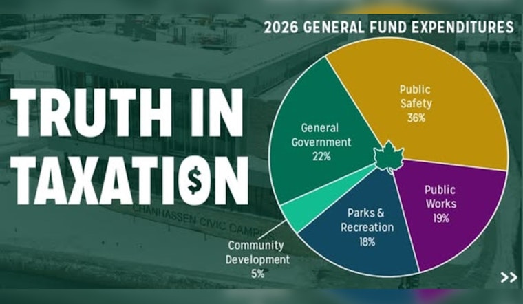 Chanhassen Embraces Transparency with Insightful Presentation on 2026 Budget and Taxes at Public Hearing