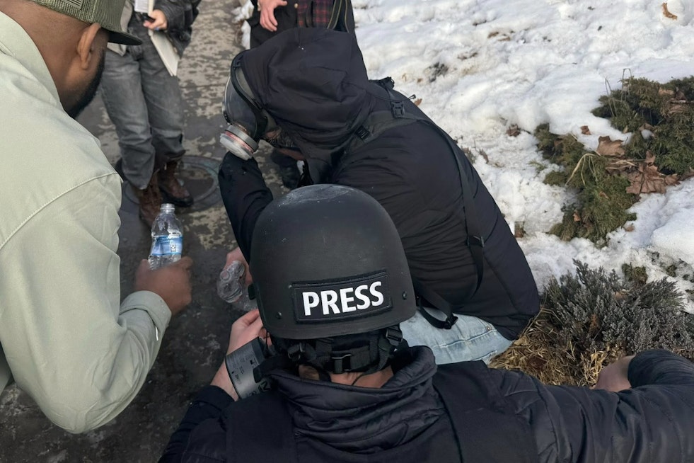 Chaos in Minneapolis: ICE Agents Accused of Using Chemical Irritants on Press After Questionable Car Crash Confrontation