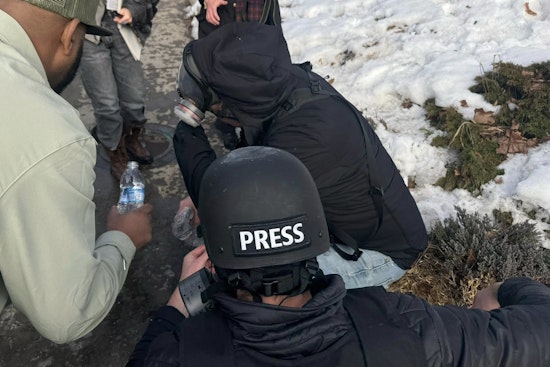 Chaos in Minneapolis: ICE Agents Accused of Using Chemical Irritants on Press After Questionable Car Crash Confrontation