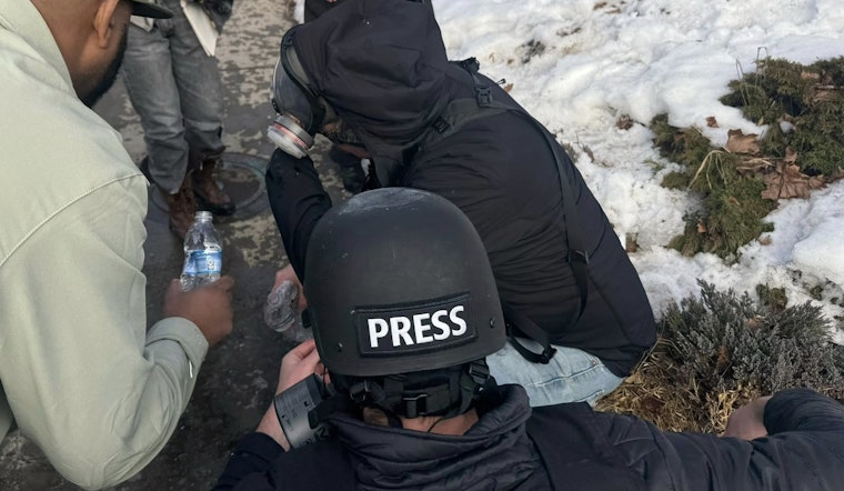 Chaos in Minneapolis: ICE Agents Accused of Using Chemical Irritants on Press After Questionable Car Crash Confrontation