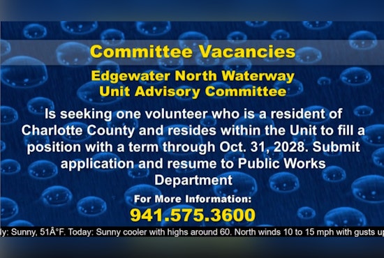 Charlotte County Seeks Civic-Minded Volunteers for Advisory Boards in Punta Gorda and Surrounding Areas