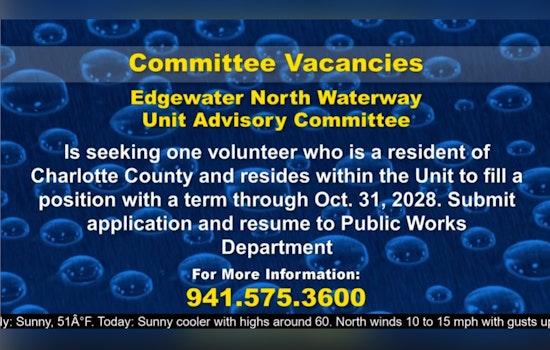 Charlotte County Seeks Civic-Minded Volunteers for Advisory Boards in Punta Gorda and Surrounding Areas