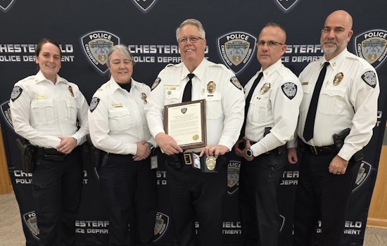 Chesterfield Salutes Lt. Chris Connelly Upon His Retirement After 44 Years of Dedicated Police Service